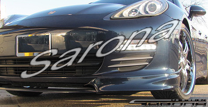 Custom Porsche Panamera  Sedan Front Lip/Splitter (2010 - 2013) - $490.00 (Part #PR-009-FA)